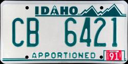 Idaho IRP Registration