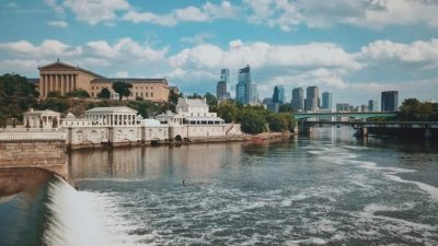 An image of Philadelphia across a river